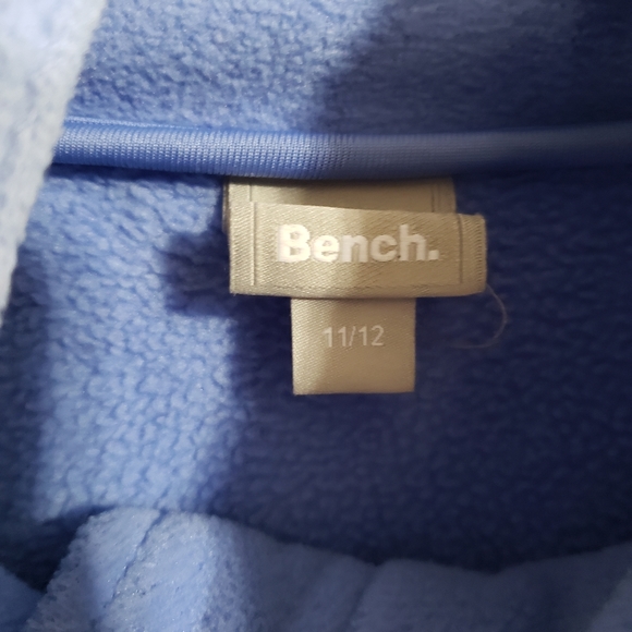 Bench Girls Funnel Microfleece Zip Up Wrap Neck size 11/12 - Picture 4 of 9